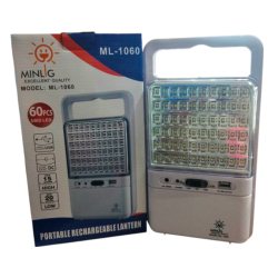 Ліхтар акумуляторний,2 режими,60 LED (10шт.ящ)