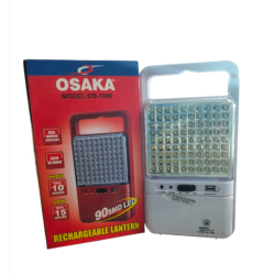 Фонарь аккумуляторный,2 режима,90 LED (10шт.ящ)