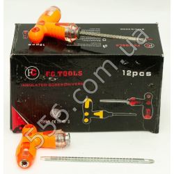 Викрутка 2х стороння з фіксатором FC TOOLS (12 шт. в уп.)